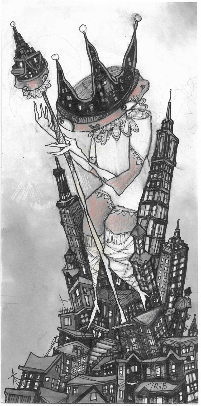 The Scepter — original drawing by Richard J. Bailey